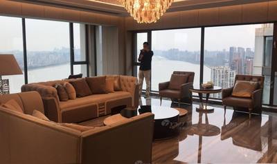 杭州江景别墅客厅
